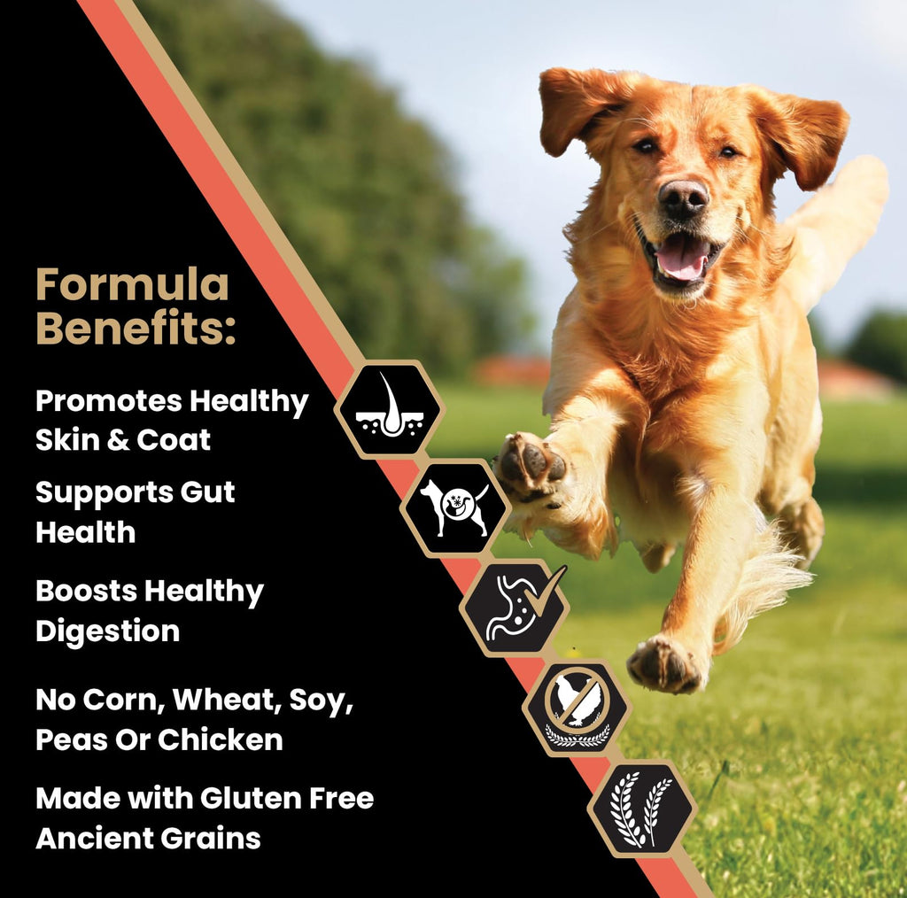 Salmon Meal & Brown Rice Dog Food, 30 lb T618
