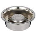 Reversible Stainless Steel Slow Feed Bowl D8627
