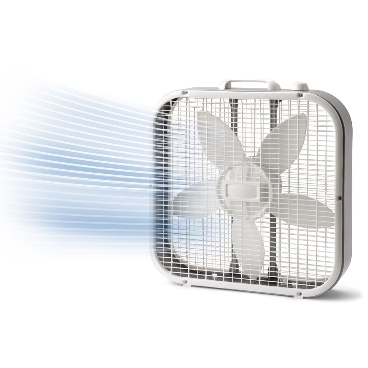 20 Inch 3 Speed Box Fan White F54413