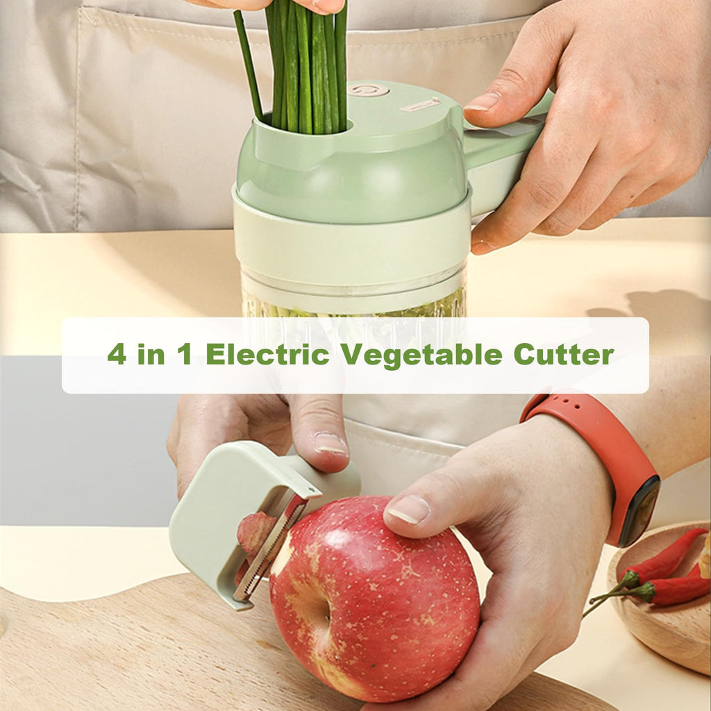 4 in 1 Portable Electric Vegetable Cutter Set A527