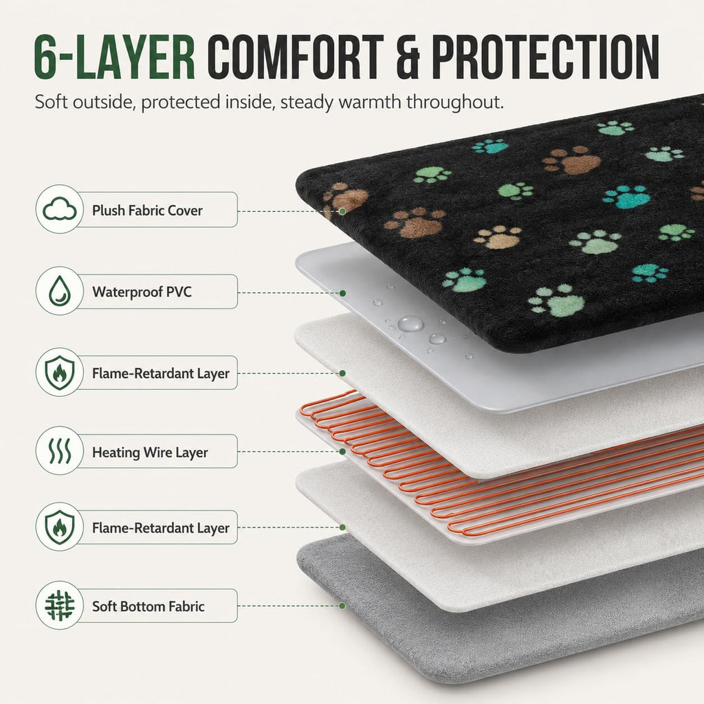 Large Dog Heating Pad 36x24 in W77583