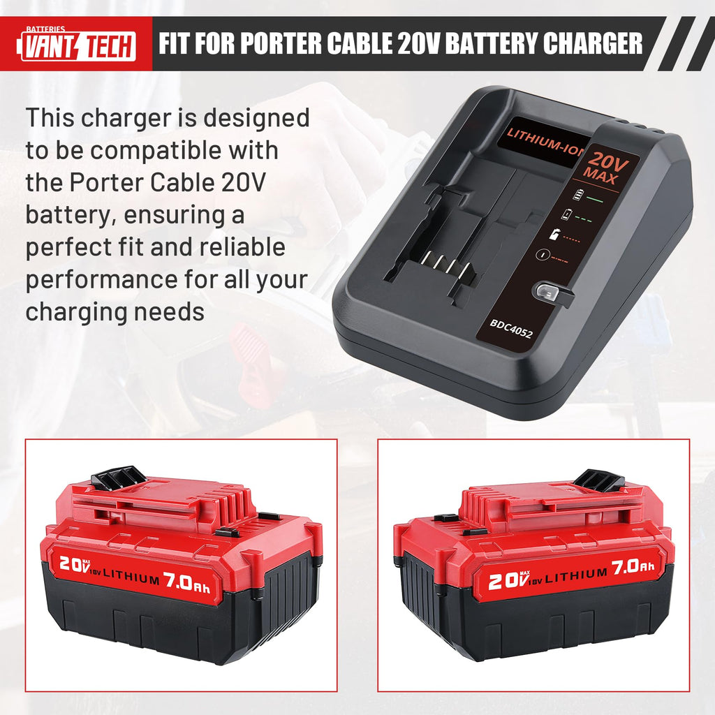 20V 7.0Ah Replacement Battery 2 Pack Q2973