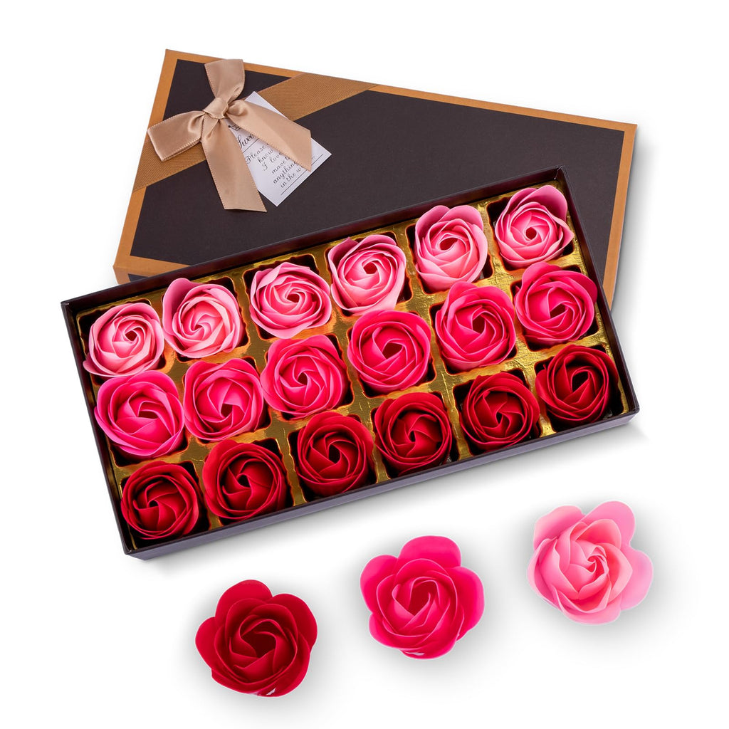 Pink Soap Flower Gift Set X2254