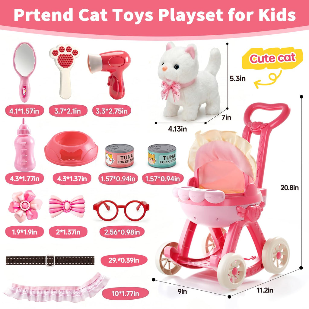 15PCS Cat Toys Playset D88832