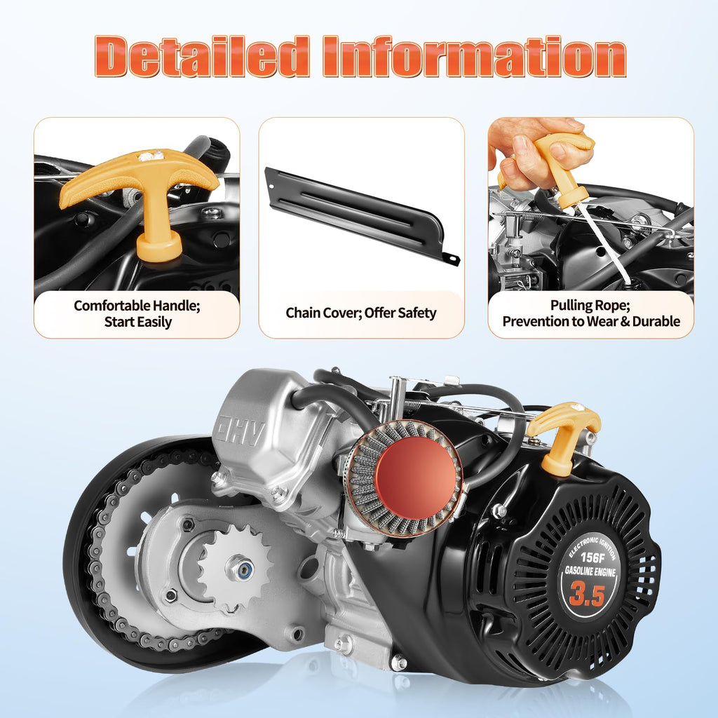4-Stroke Bike Motor Kit with Chain Drive R8245