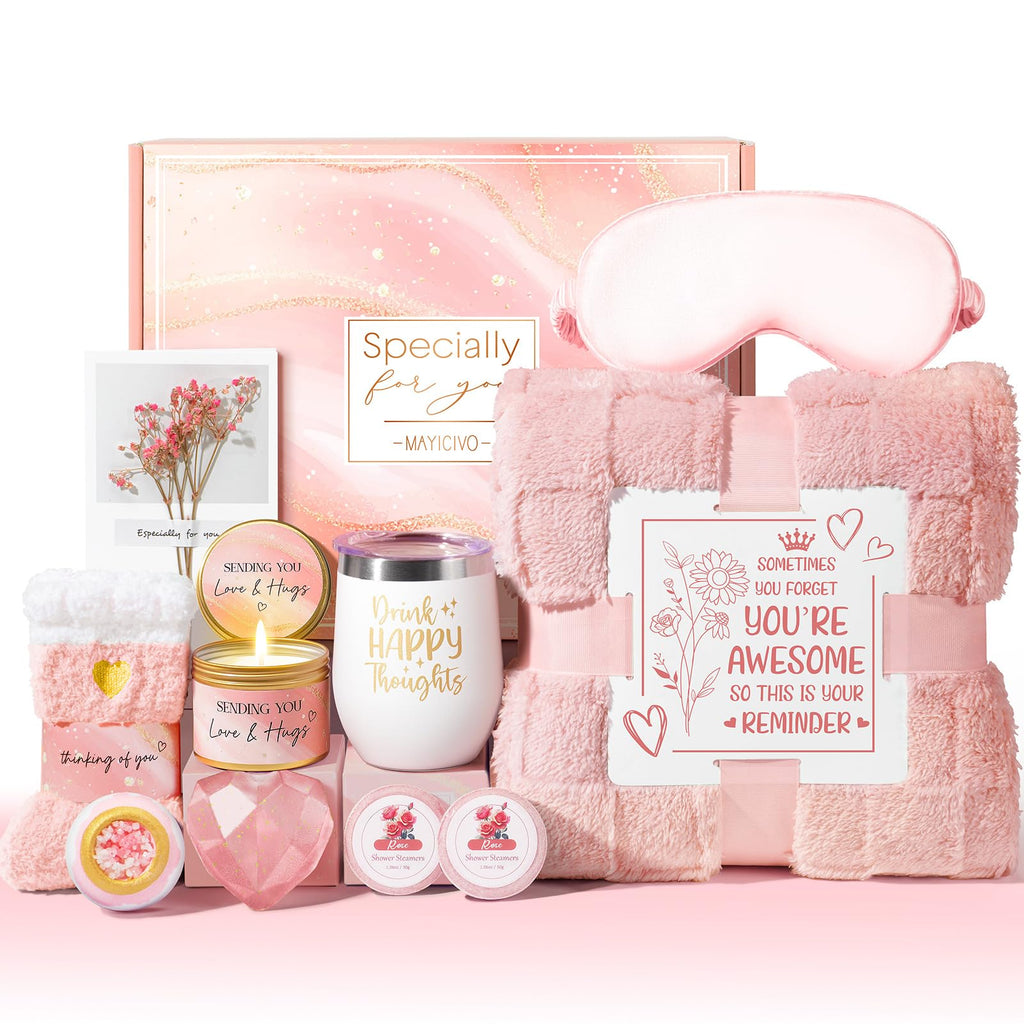 Gift Baskets for Women with Blanket N9238