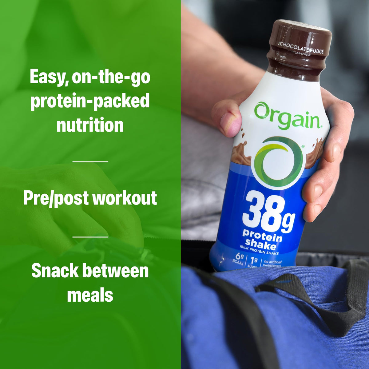 High Protein Grass-Fed Shake, Vanilla, 14 oz, 12pk A39994