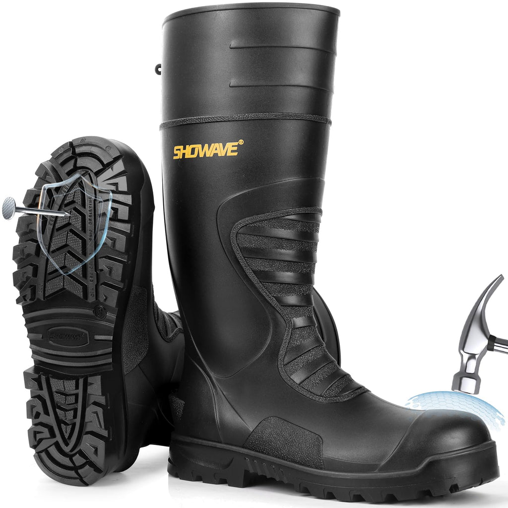 Rubber Steel Toe Waterproof Boot U17167
