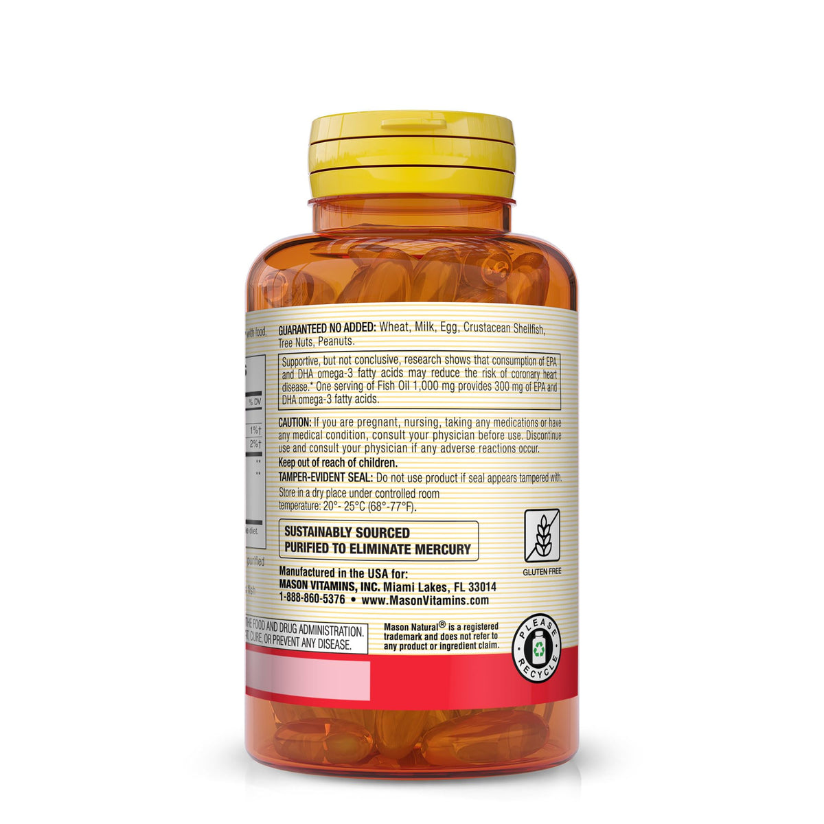 Omega-3 Fish Oil 1000mg EPA DHA Y712