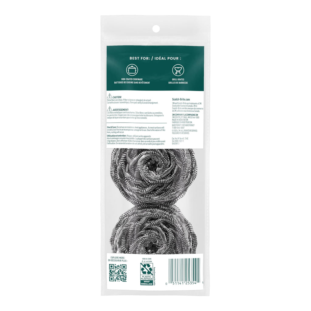 Stainless Steel Scrubbers 3 Pack N46849