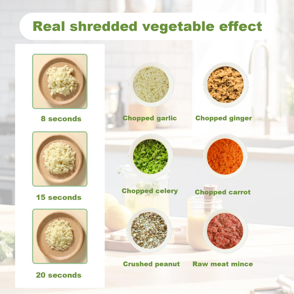 4 in 1 Portable Electric Vegetable Cutter Set A527