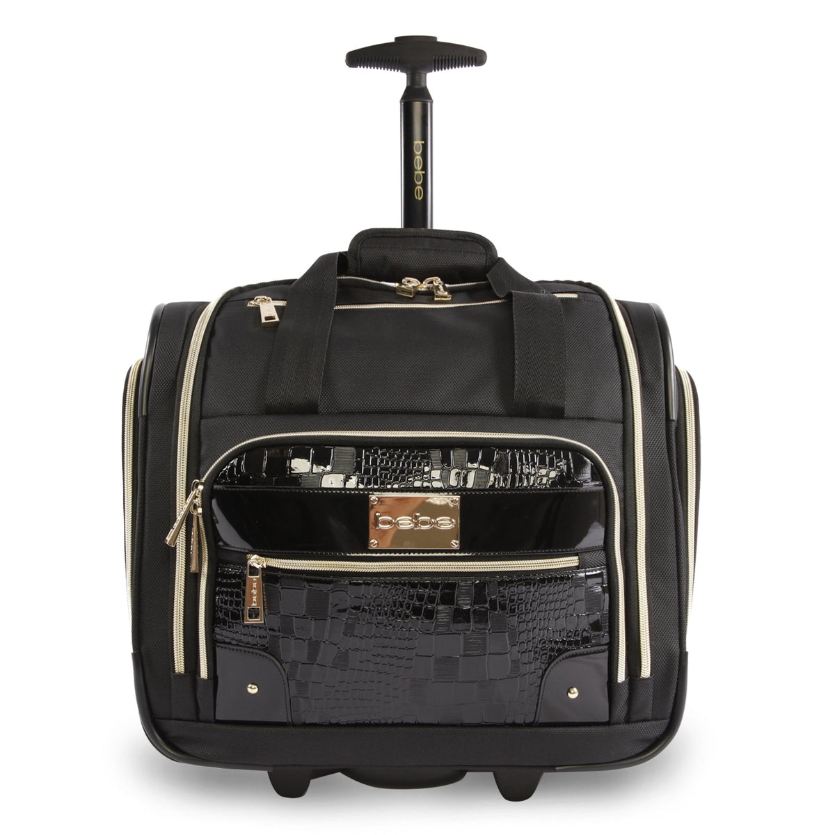 Croc Black Wheeled Under The Seat Carry On Bag W973