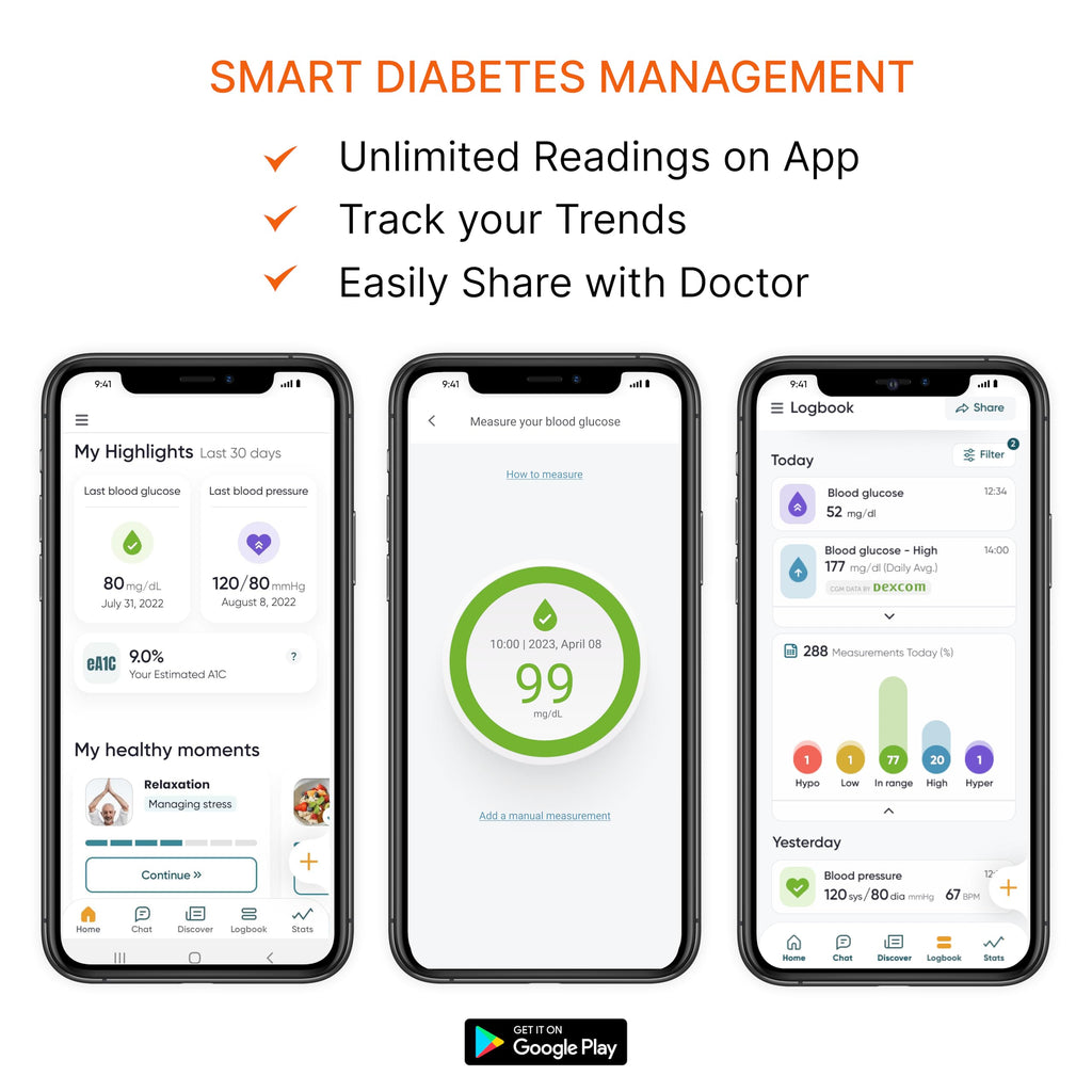 Smart Glucose Monitor Kit with 25 Strips M8851