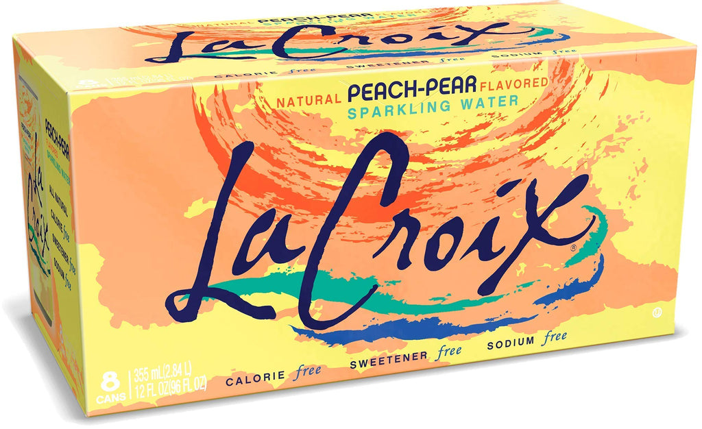 Sparkling Water Peach Pear 8 Pack 12 Fl Oz Z71370