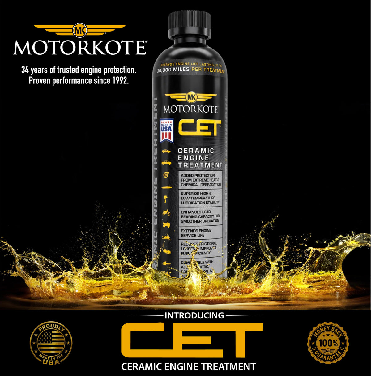 Ceramic Engine Treatment Oil Additive 12 oz X940