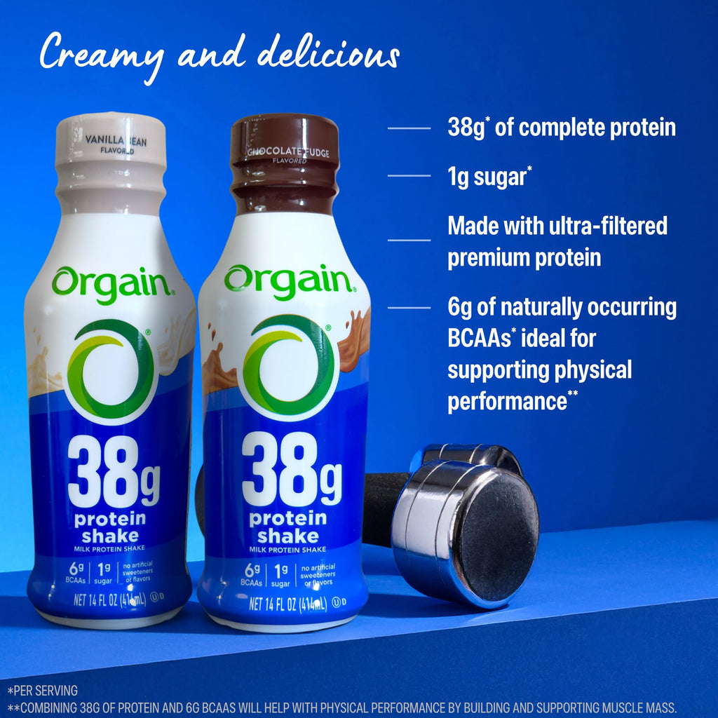 High Protein Grass-Fed Shake, Vanilla, 14 oz, 12pk A39994