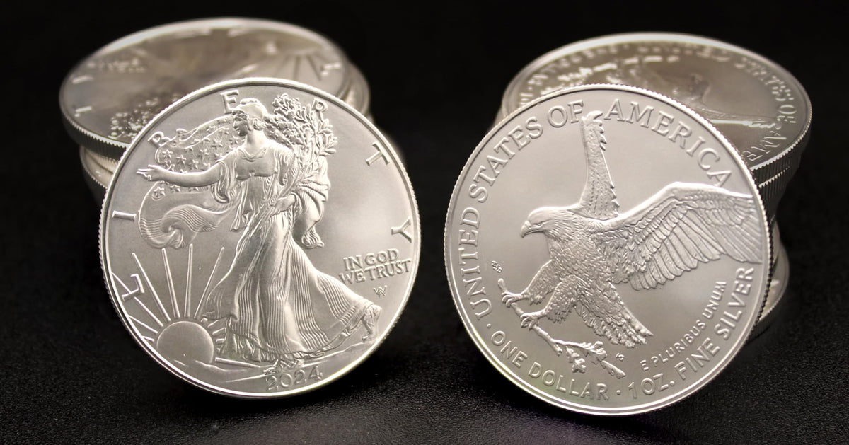 10 1 oz American Silver Eagles Coins Y35759