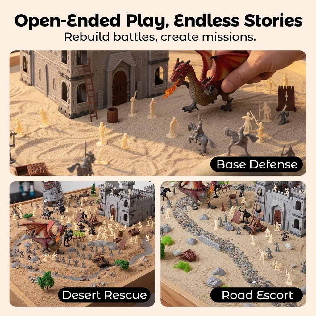 275PCS Medieval Dragon Castle Knights Figures Set V6963