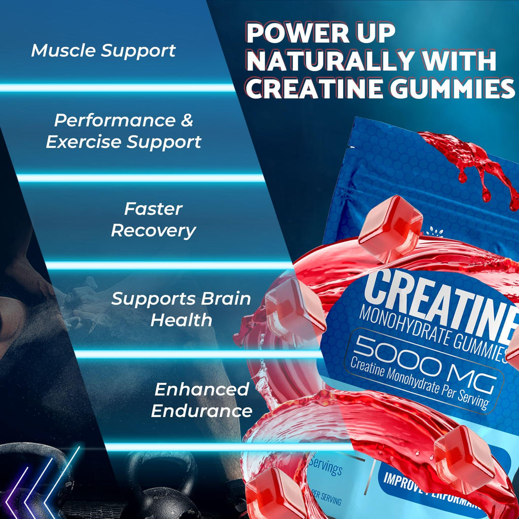 Creatine Monohydrate Gummies Strawberry B6938