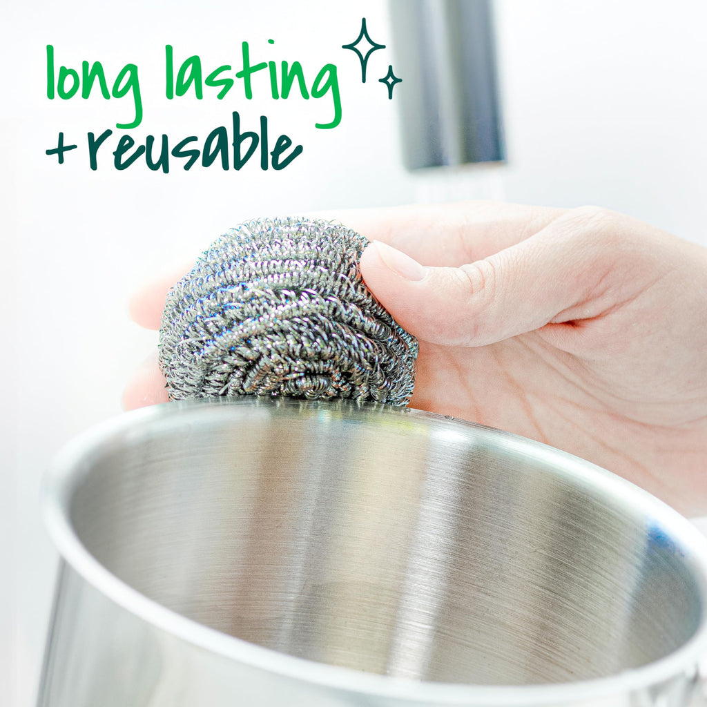 Stainless Steel Scrubbers 3 Pack N46849