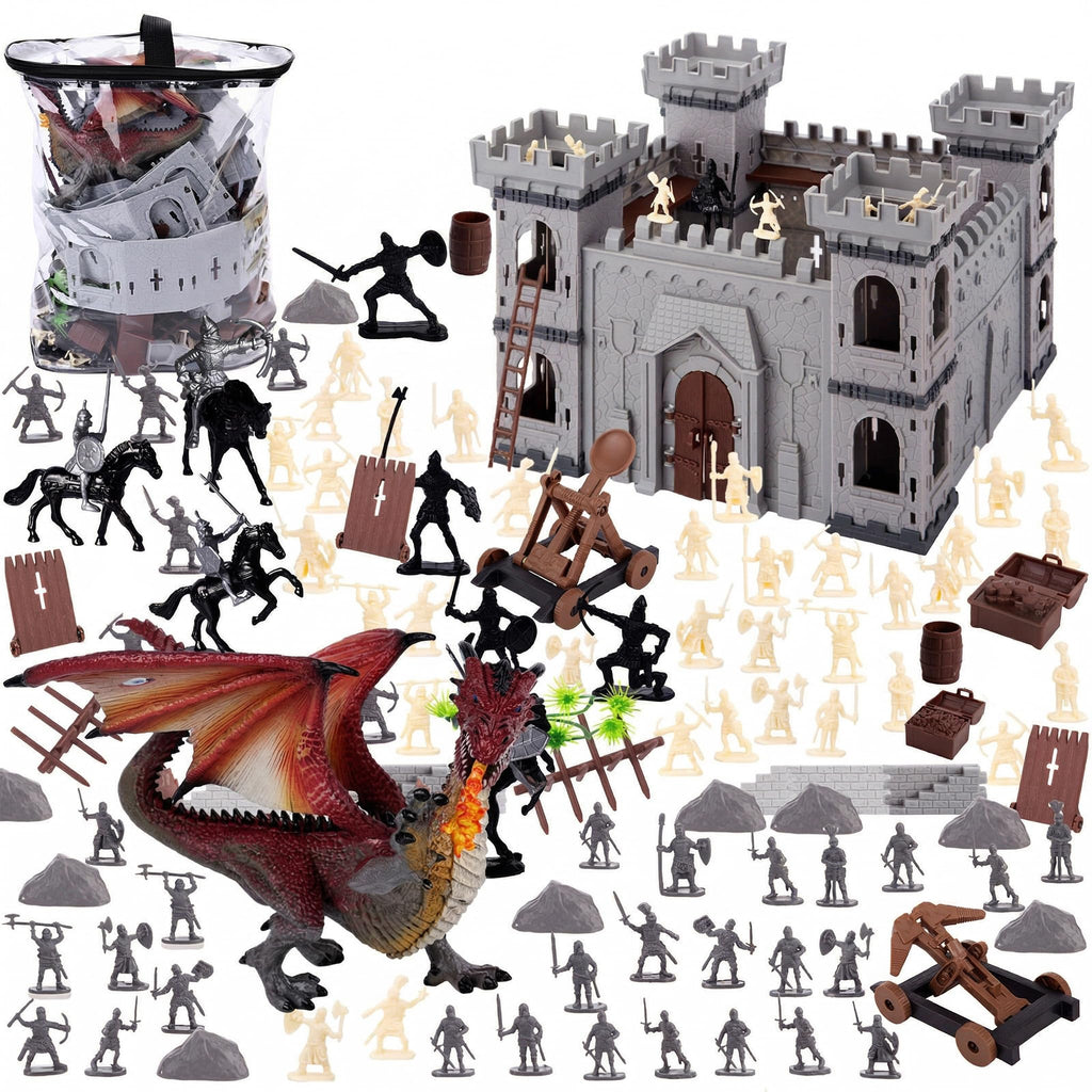 275PCS Medieval Dragon Castle Knights Figures Set V6963