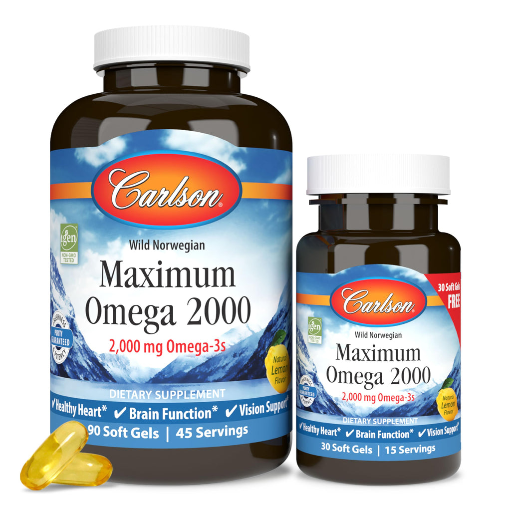 Wild-Caught 2000 mg Lemon Softgels I645240