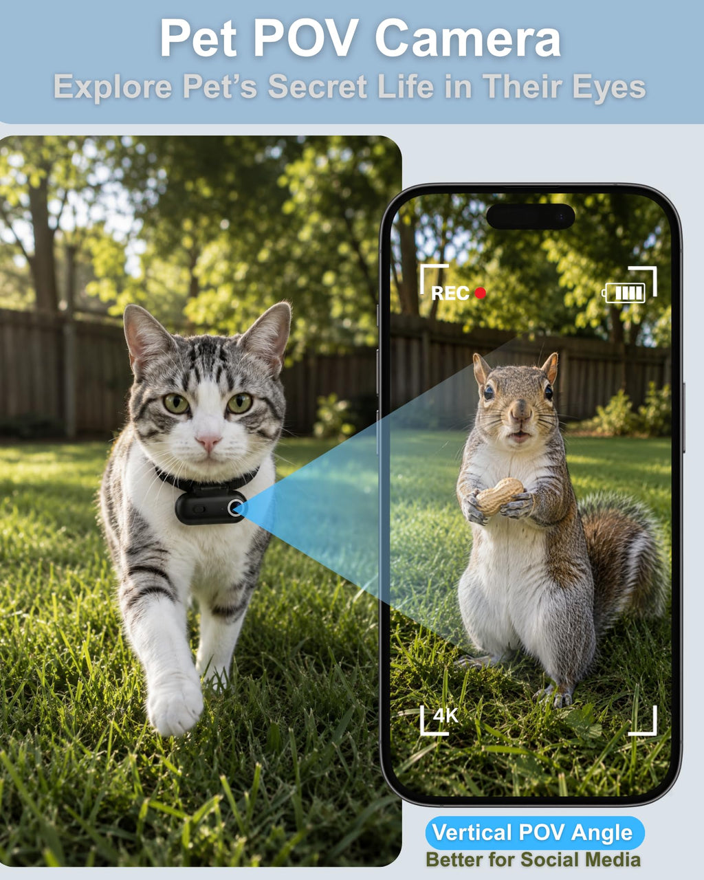 Cat Camera Collar with APP I615656