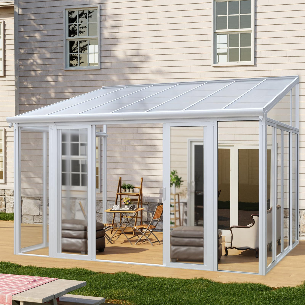 10x14 FT Wall Mounted Sunroom Kit B961865