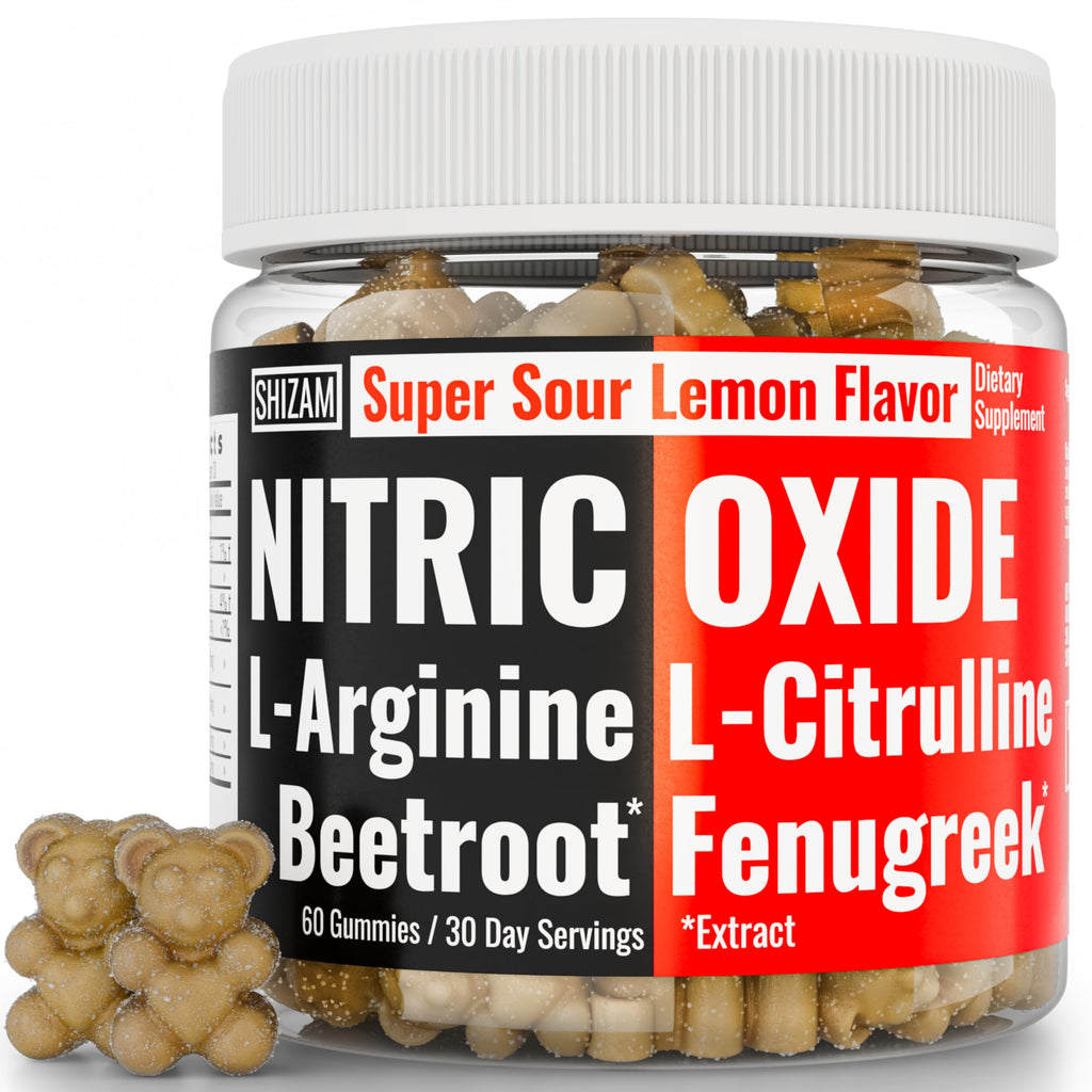 Beets Fenugreek Nitric Oxide Gummies with L-Arginine L-Citrulline A5279