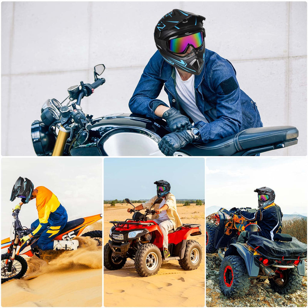 Youth Kids DOT Approved Full Face Motocross Helmet W899