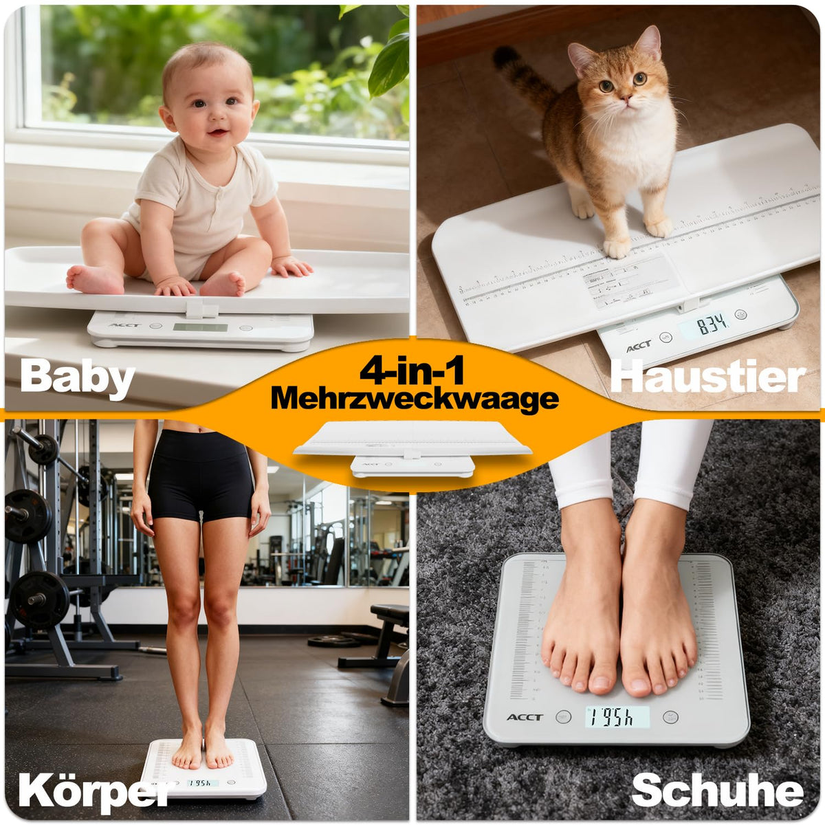4-in-1 Digital Baby Scale Q84477
