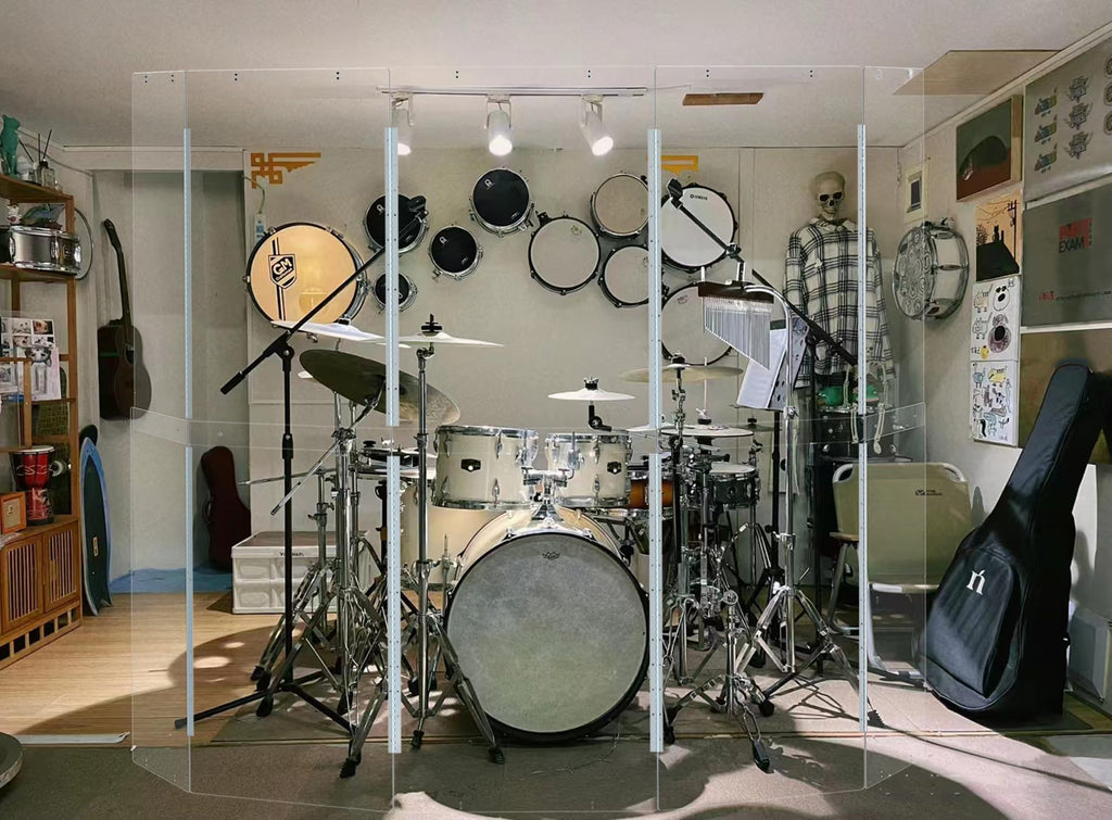 Portable Drum Shield Panels 5-Panels 2ft x 5ft R627664