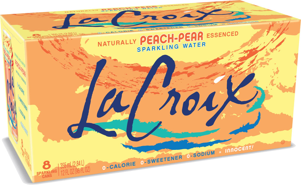 Sparkling Water Peach Pear 8 Pack 12 Fl Oz Z71370