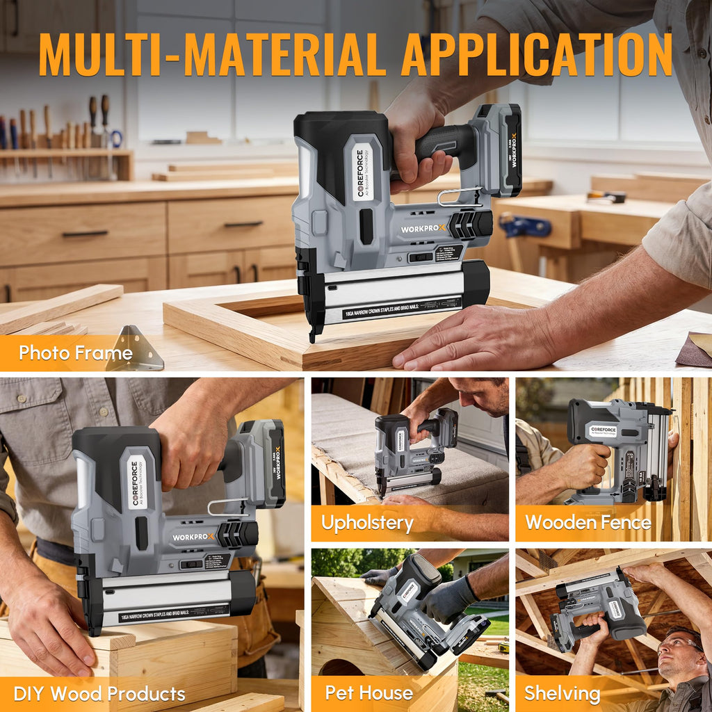 20V Cordless 18 Gauge 2-in-1 Nail & Staple Gun I3467