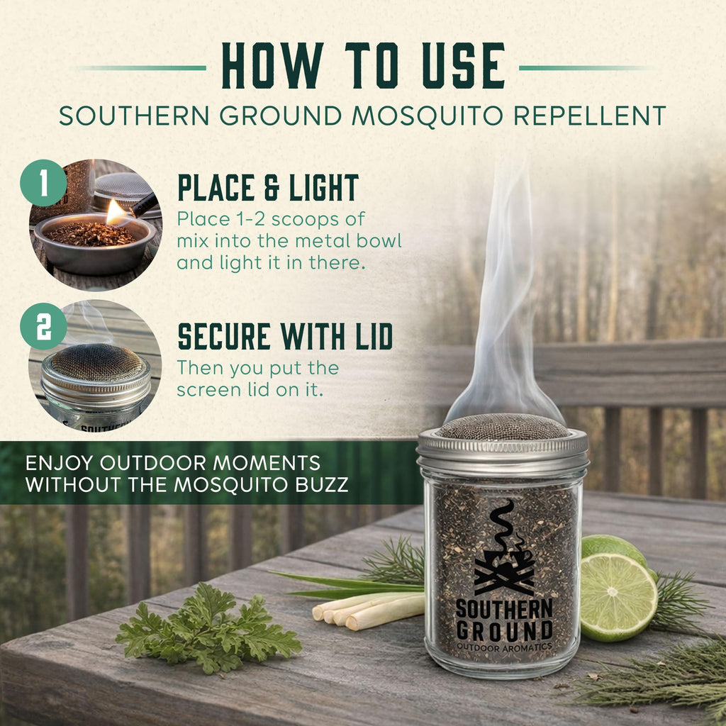 Natural Mosquito Repellent Outdoor Candle E650