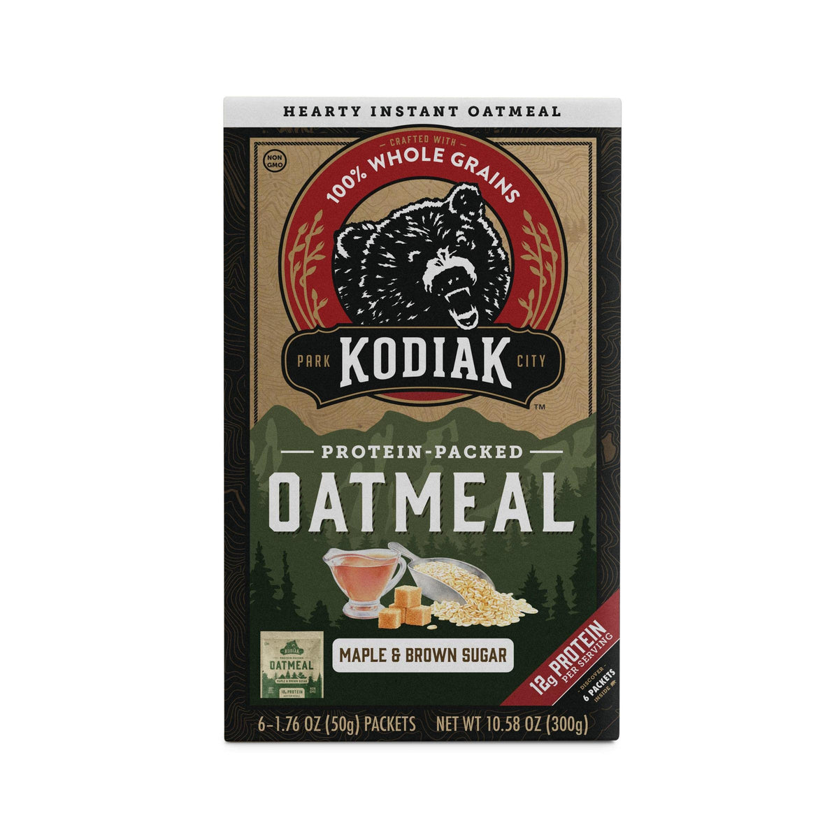Maple Brown Sugar Instant Oatmeal Packets W7079