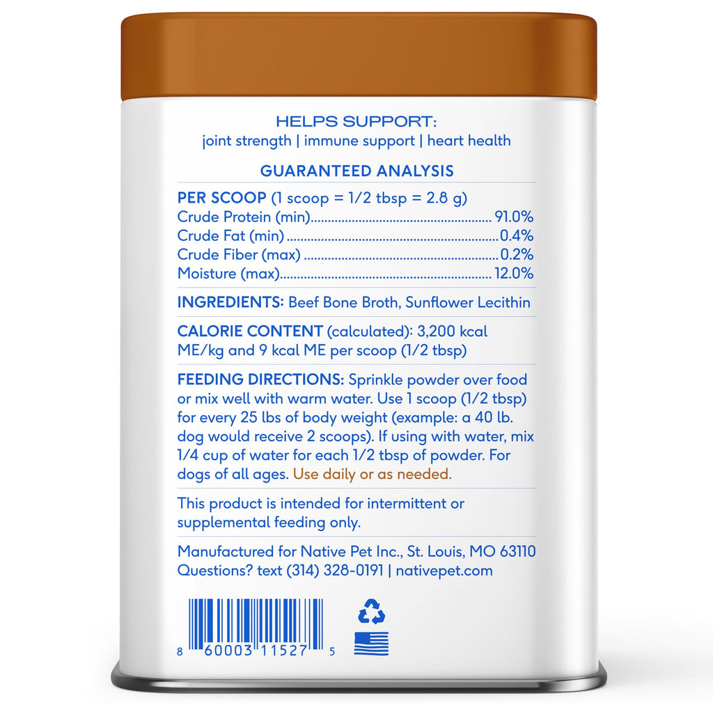 Beef Bone Broth Dog Food Topper Y320