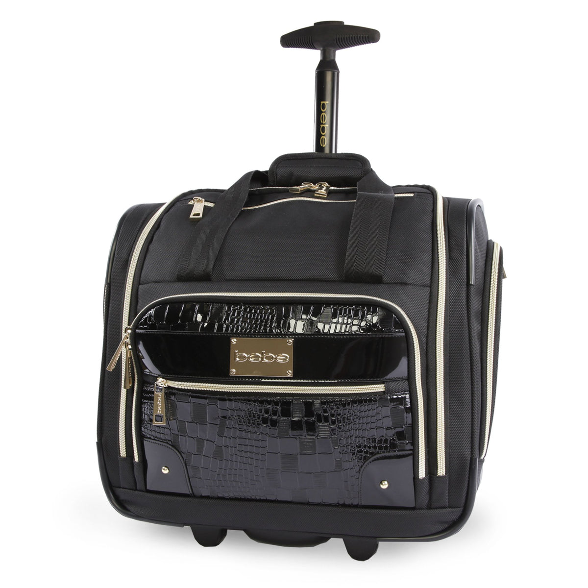 Croc Black Wheeled Under The Seat Carry On Bag W973