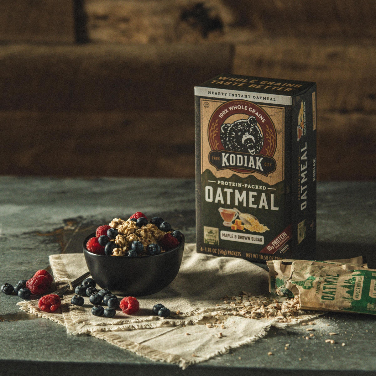 Maple Brown Sugar Instant Oatmeal Packets W7079