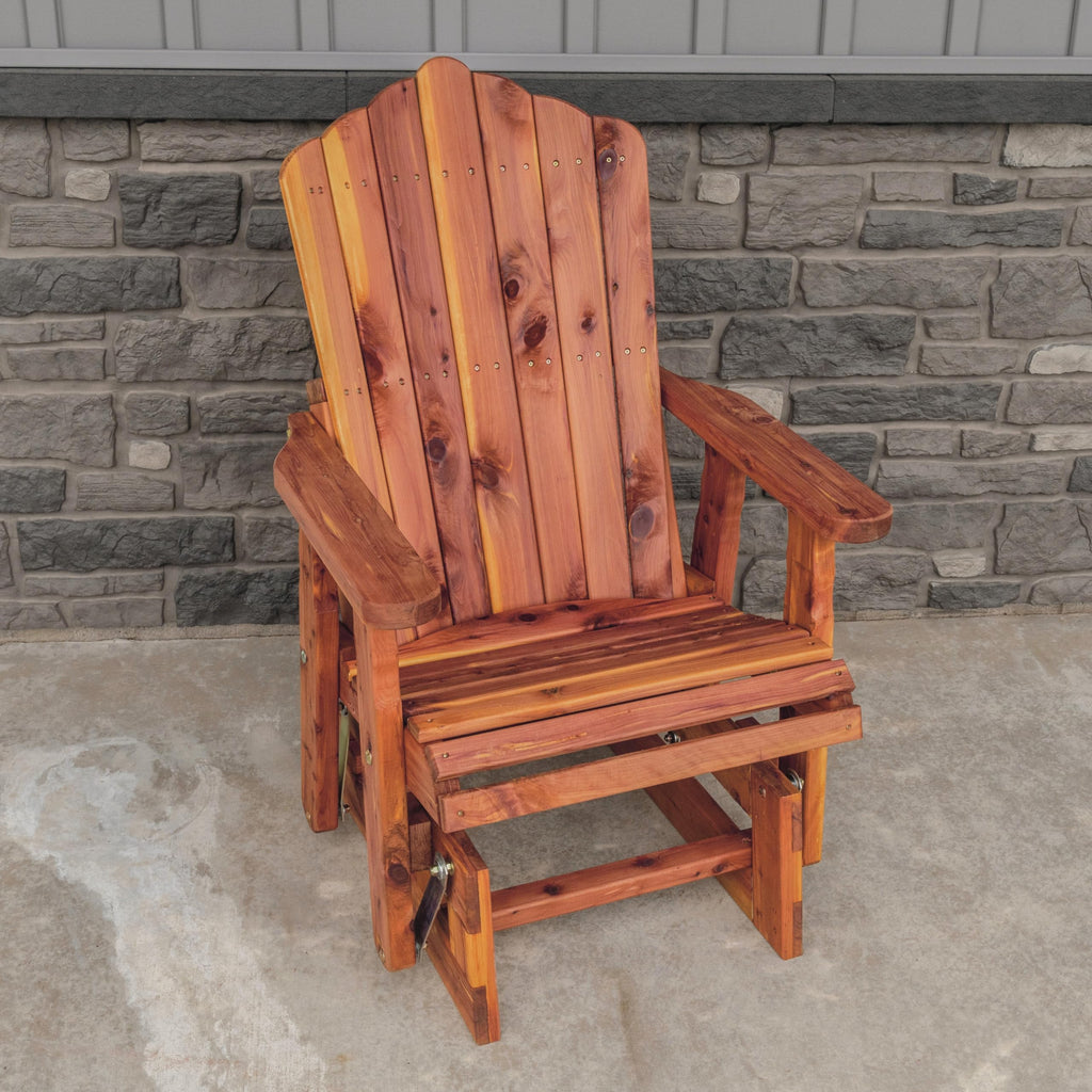 Cedar Adirondack Glider V747