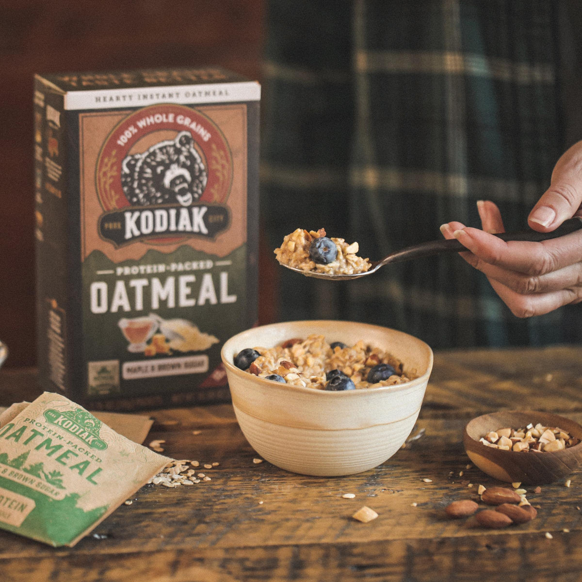 Maple Brown Sugar Instant Oatmeal Packets W7079